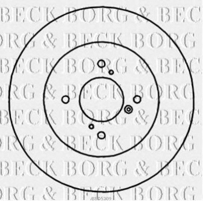 BORG & BECK bbd5209 -  Тормозной диск